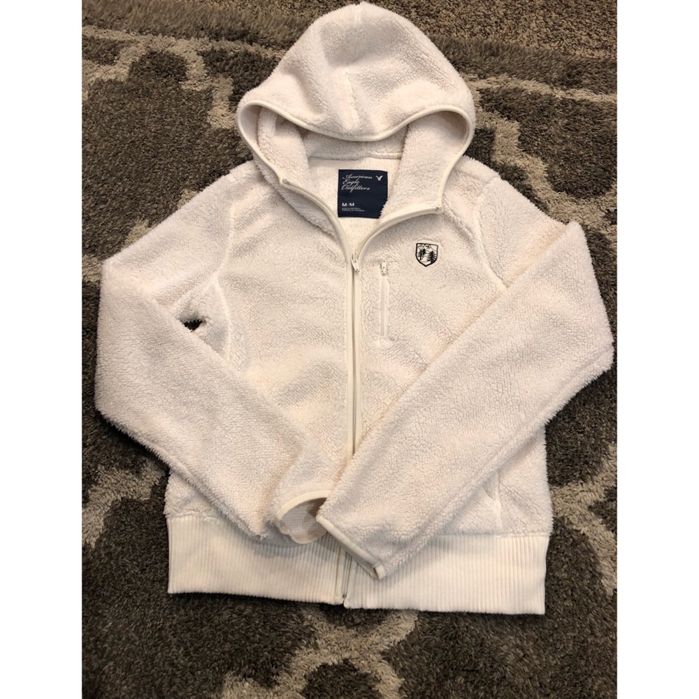 American Eagle Sherpa Hoodie- Medium